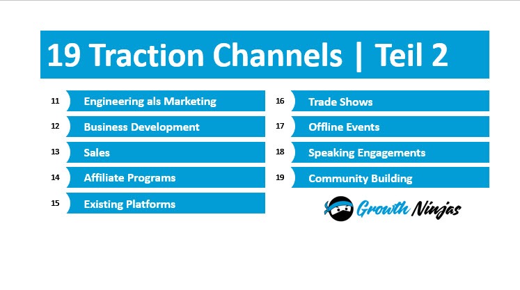 19 Traction Channels Ninjas Teil 2