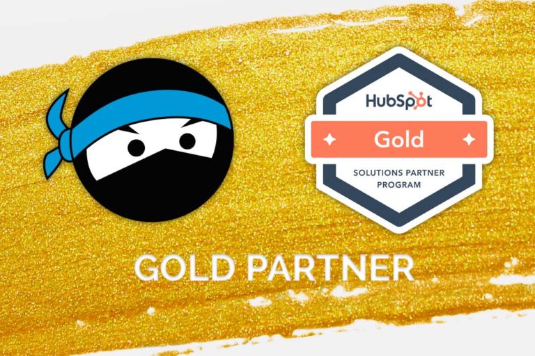 Ninjas go for GOLD! Hubspot Gold Partner Growth Ninjas